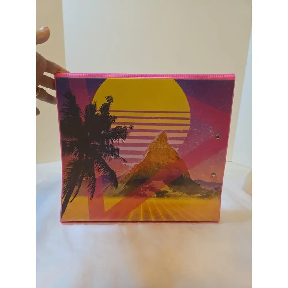 Mead Original Trapper Keeper Binder Retro Vintage Style SUNSET Nostalgia NEW